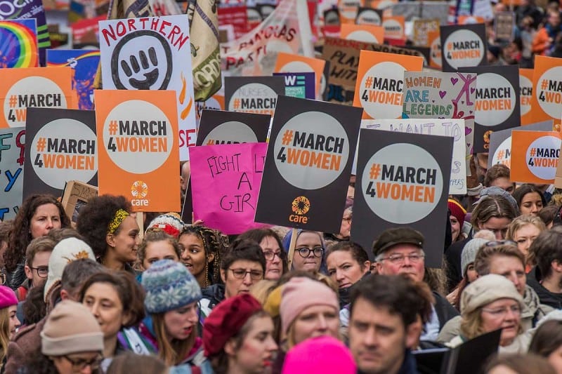 A protest