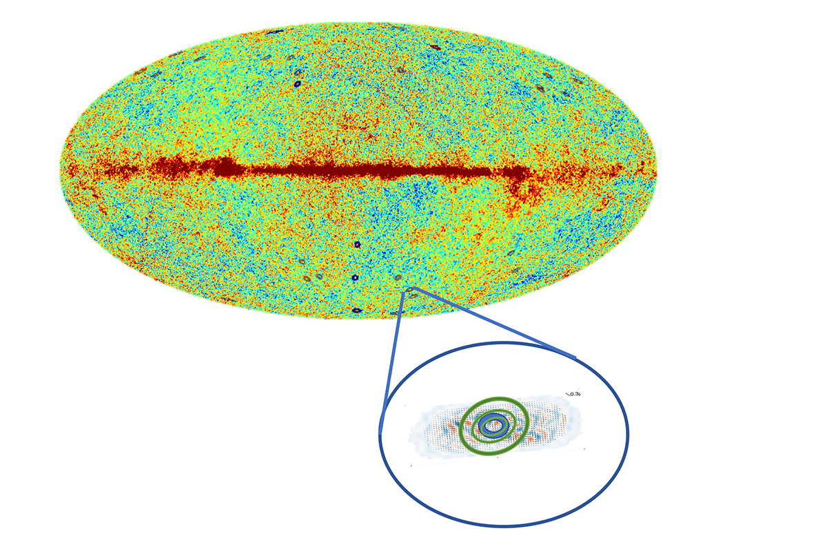 Image result for Weird circles in the sky may be signs of a universe before ours