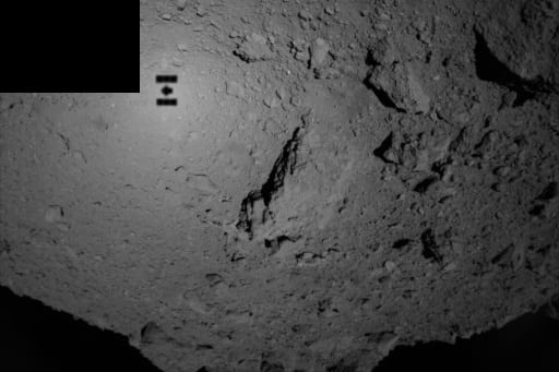 Hayabusa 2's shadow